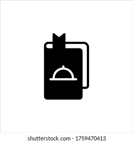 Vector illustration menu icon or logo black color with line design style.