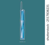 Vector illustration of Merdeka 118, tallest building in Malaysia