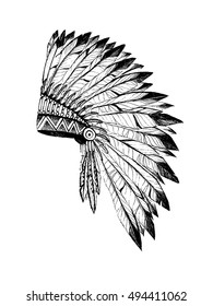 Indian Chief Headdress High Res Stock Images Shutterstock