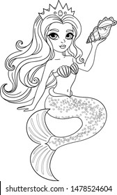 22+ new pics Mermaid Princess Coloring Page / Mermaid Princess Coloring