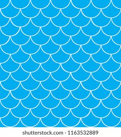 vector illustration of mermaid skin pattern
