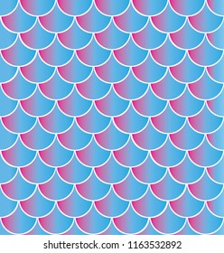 vector illustration of mermaid skin pattern