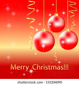 vector illustration of Merry Christmas !!!