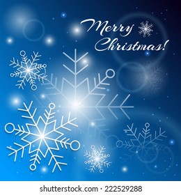 Vector illustration of Merry Christmas 