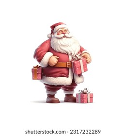 Vector Illustration of Merry Christmas.