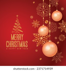 Vector Illustration of Merry Christmas.