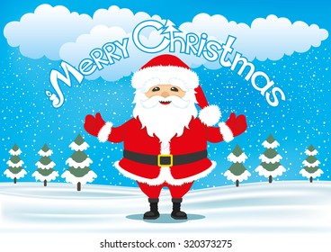 Vector illustration. Merry Christmas.