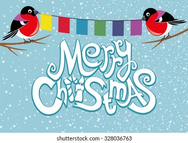 Vector illustration. Merry Christmas.