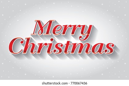vector illustration of Merry christmas
