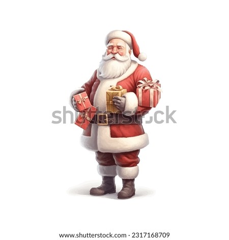 Vector Illustration of Merry Christmas.
