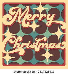vector illustration of a Merry Christmas card. Layered paper cut Flowers and Butterflies. Paper cut out design. Shadow box style. 3D design.