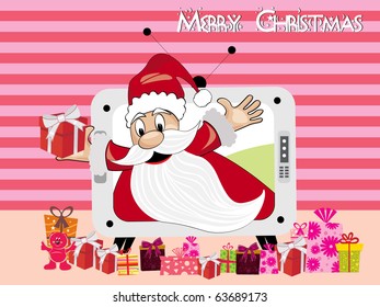 vector illustration for merry christmas celebration