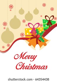 vector illustration for merry christmas celebration