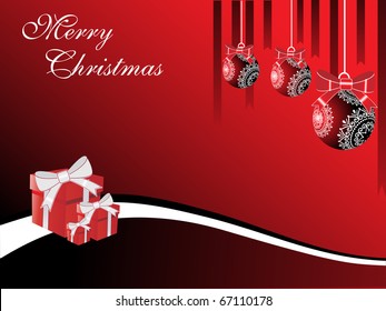 vector illustration for merry christmas celebration