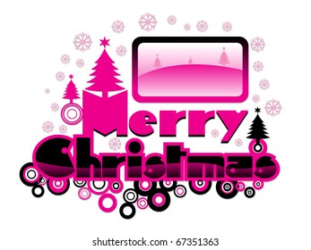 vector illustration for merry christmas celebration