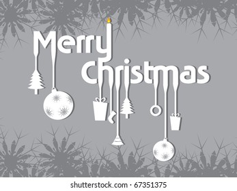 vector illustration for merry christmas celebration