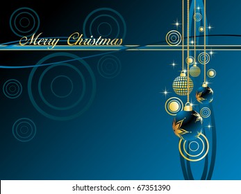 vector illustration for merry christmas celebration