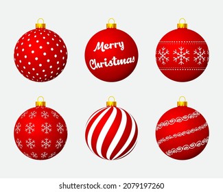 ilustración vectorial para conjunto de elementos de Feliz Navidad