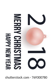 Vector illustration of merry christmas party poster - christmas - with stars, sparkles, snowflakes, balls, branches, wreath, tree. Xmas cover for menu, flyer, poster, card, banner. Happy new year.