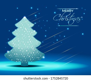vector illustration for merry Christmas with theme elements 