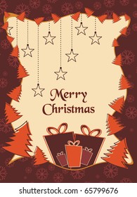 vector illustration for merry xmas celebration