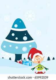 vector illustration for merry xmas celebration