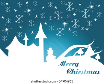 vector illustration for merry xmas day