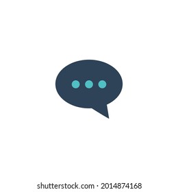 Vector illustration of message icon. Great for designing posters, flyers, feeds, symbols, apps, web, etc