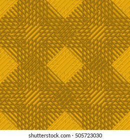 Vector illustration of Metal grid seamless pattern.