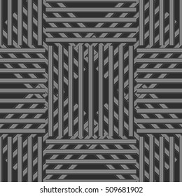 Vector illustration of Metal grid seamless pattern.