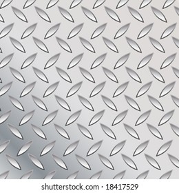 vector illustration of the metal plate