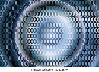 vector illustration of the metal plate