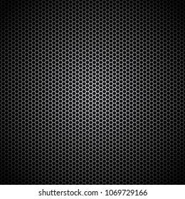 Vector Illustration Metal Speaker Grille Pattern Stock Vector (Royalty ...