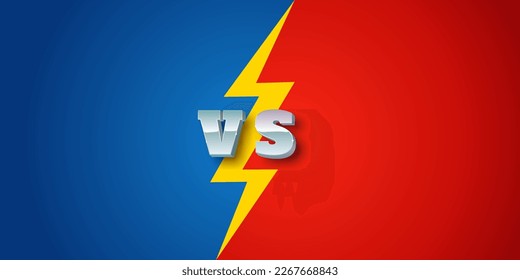 Vector illustration of a metallic vs letters on bright background. Letters VS from metal on bright background. Versus.