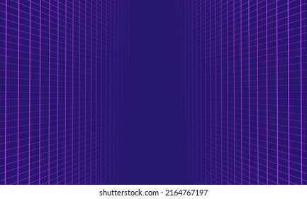 Vector illustration of metaverse dimension, technological and virtual space. Concept of automated digital technology.