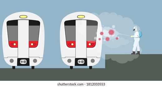 Delhi Metro Stock Vectors Images Vector Art Shutterstock