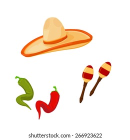 A vector illustration of Mexican icons.
Mexican Icons.
illustration of Mexican Culture.