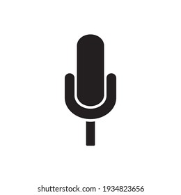 Ilustración vectorial de gráficos de micrófono. Adecuado para iconos de sitios web, aplicaciones, medios y otros