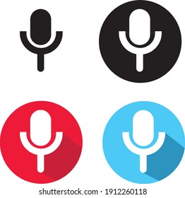 Vektorgrafik eines Mikro- oder Podcast-Symbols