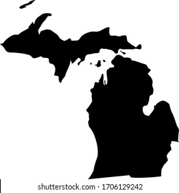 2,235 Michigan state shape Images, Stock Photos & Vectors | Shutterstock