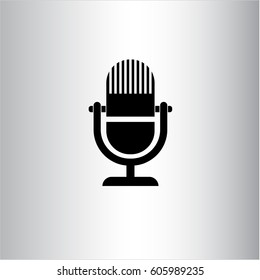vector Illustration Of Microphone icon
 Imagem Vetorial Stock