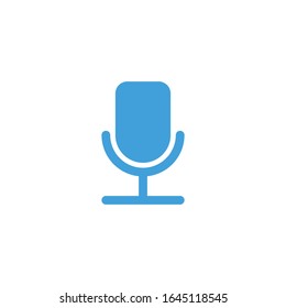 Vektorillustration, Mikrofon-Symbol-Vorlage.