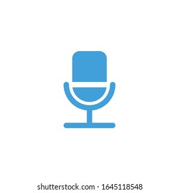 Vektorillustration, Mikrofon-Symbol-Vorlage.