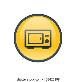 Vector illustration of microwave icon