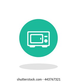 Vector illustration of microwave icon