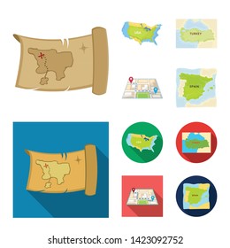 Vector illustration of middle and east icon. Collection of middle and country vector icon for stock.