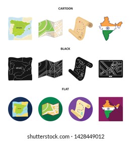 Vector illustration of middle and east icon. Set of middle and country vector icon for stock.