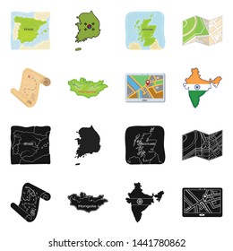 Vector illustration of middle and east logo. Collection of middle and country vector icon for stock.