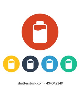 Vector illustration of milk bottle icon