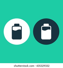 Vector illustration of milk bottle icon